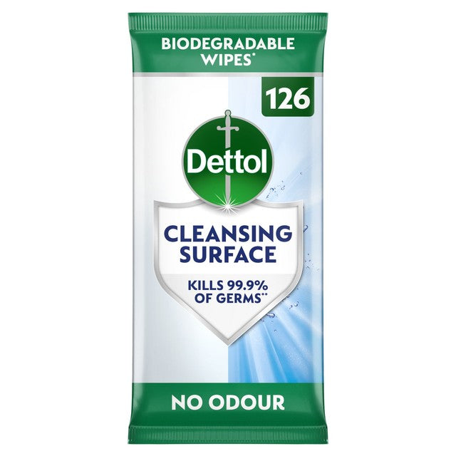 Dettol antibacterial surface cleaning wipes 126 wipes - British product