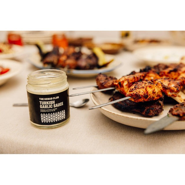 The Kebab Club Turkish garlic sauce 165g (British brand)