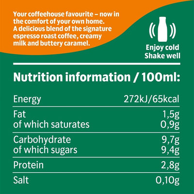 Boisson lactée au café Starbucks Frappuccino Caramel 700 ml
