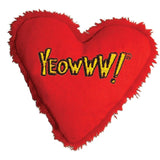 Yeowww Catnip Hearrrt Attack cat toy 4 length (British brand)