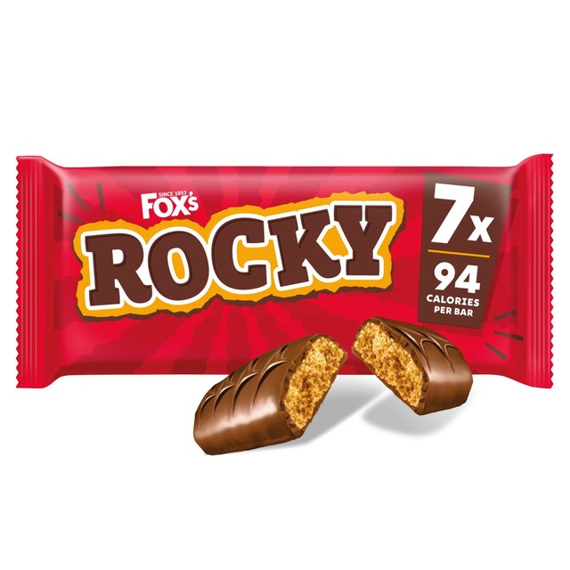 Rocky original biscuit bars multipack of 7 - British product
