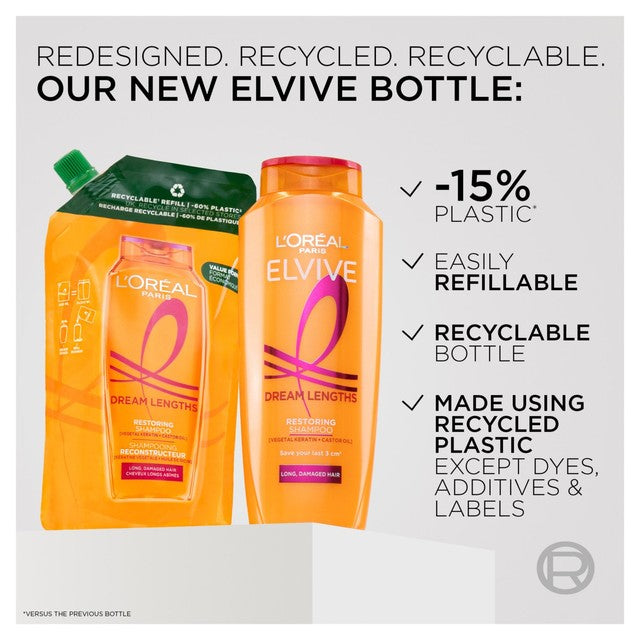 L'Oreal Elvive Dream Lengths Shampoo 250ml, UK version