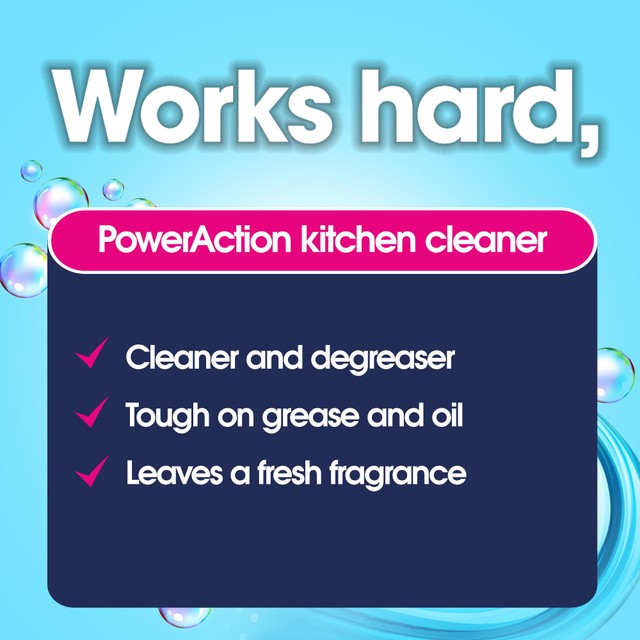 Ecozone PowerAction Kitchen Cleaner 750ml - British product