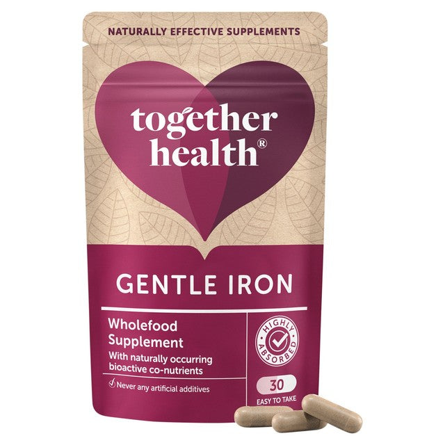 Together Health Gentle Iron supplement capsules 30 count (British brand)