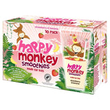 Happy Monkey Strawberry and Banana kids smoothie 10 pack, UK version