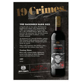 19 Crimes The Banished dark red wine 75cl - British product
