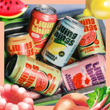Living Things Peach & Blood Orange Biotic Soda 4x330ml, UK version