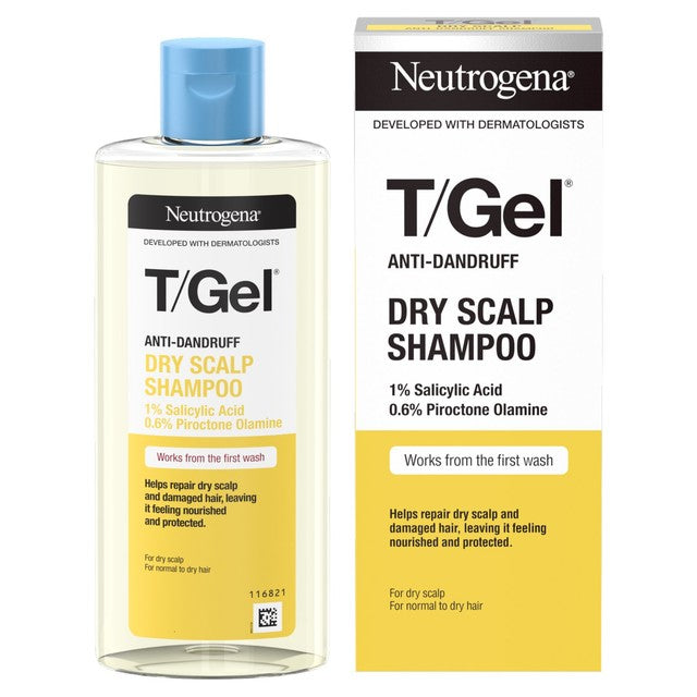 Neutrogena anti-dandruff dry scalp shampoo 250ml, imported from the UK