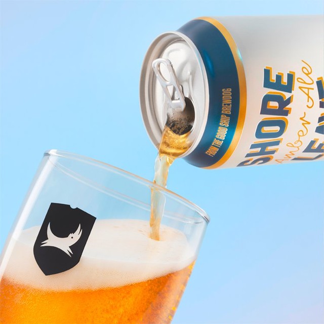 BrewDog Shore Leave Amber Ale, 4 x 440 ml Dosen – Britisches Produkt