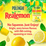 Very Lazy ReaLemon Lemon Juice 200ml, imported from the UK
