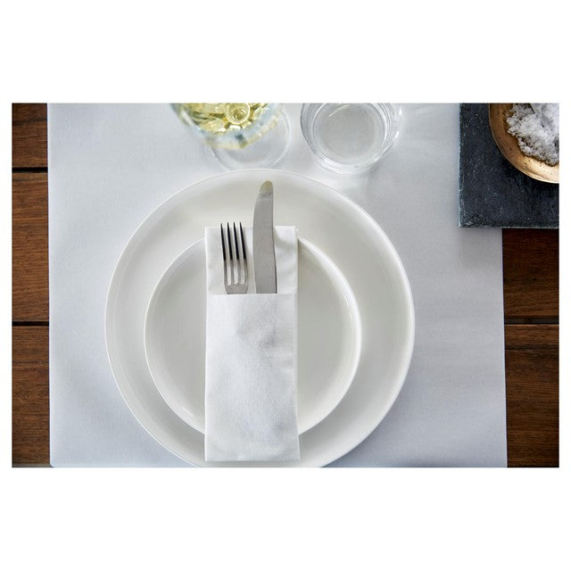 Duni Dunisoft white luxury paper napkins 20 pack (British brand)