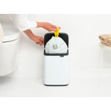 Brabantia Bo white waste bin 4L - British product