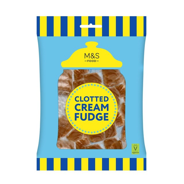 M&S Cornish Clotted Cream Fudge 135g, imported from the UK