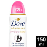 Dove Invisible Care anti-perspirant deodorant spray 150ml - British product