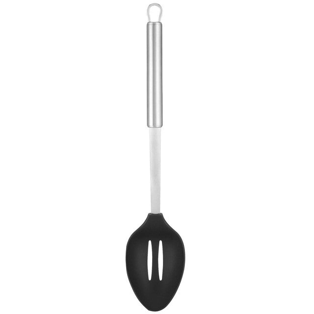 M&S stainless steel slotted spoon 36cm imported from the UK