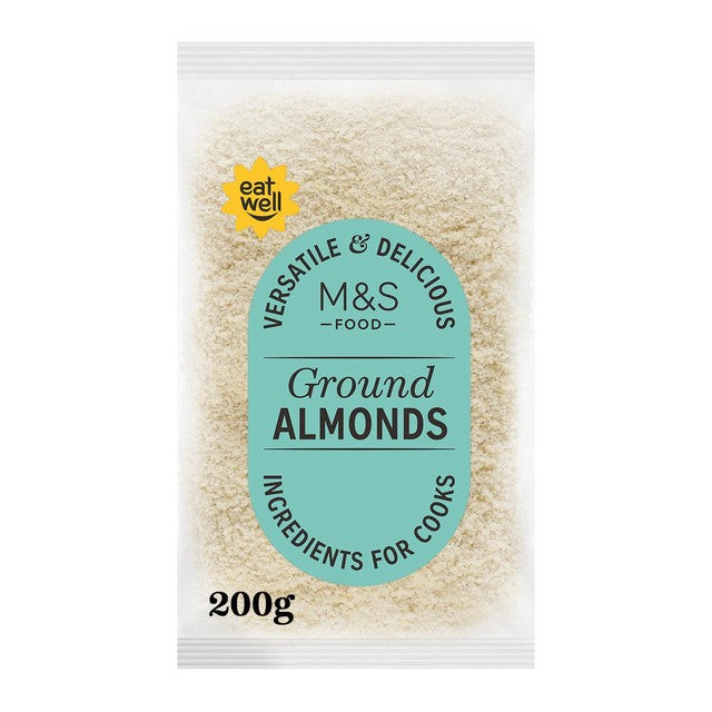 M&S Ground Californian Almonds 200g, imported from the UK
