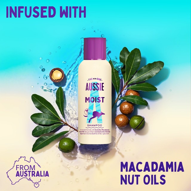 Aussie Miracle Moist Travel Shampoo 100ml - British product