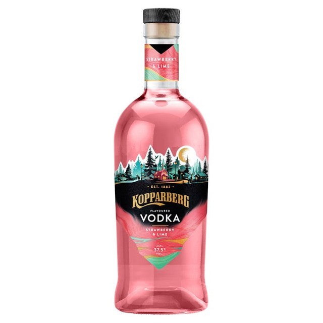 Kopparberg Strawberry & Lime Flavoured Vodka 700ml, UK version