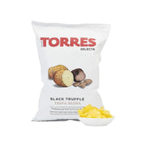 Torres black truffle potato crisps 125g - British product