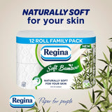 Regina Soft Bamboo toilet roll 12 roll, imported from the UK