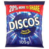 Discos salt and vinegar crisps 105g (British brand)