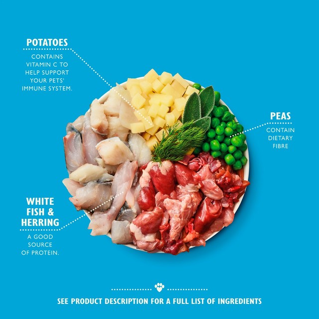 Lily's Kitchen Fish and Chips wet dog food (British brand)