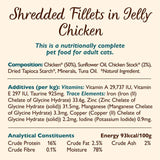 Lily's Kitchen shredded chicken in jelly cat food 70g, UK version