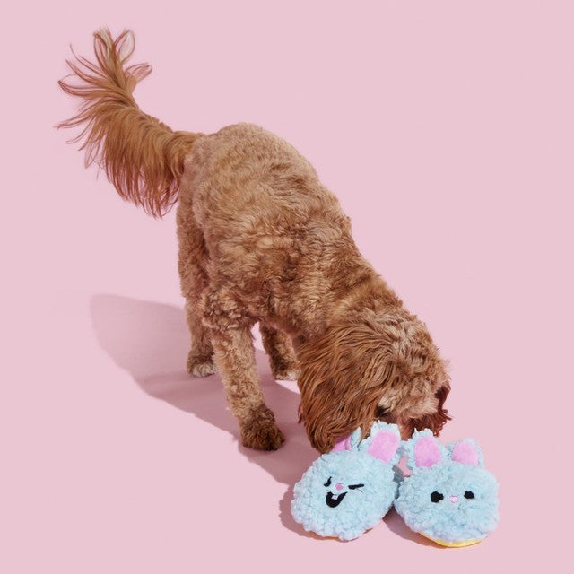 Bark Yippy & Skippy Slippies dog toy - British product