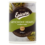 Epicure artichoke hearts in salted water 390g - British product