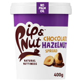 Pip & Nut chocolate hazelnut spread 400g, imported from the UK
