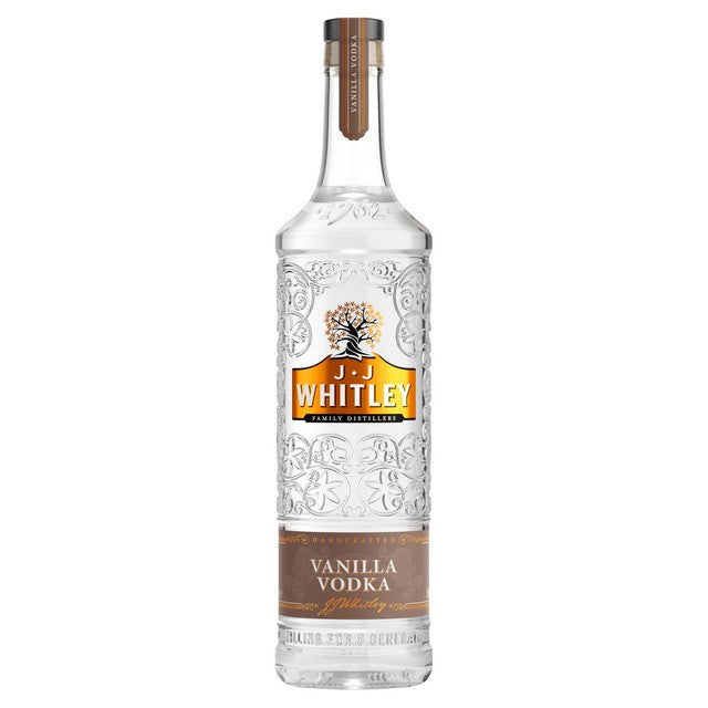 JJ Whitley vanilla vodka 70cl, UK version