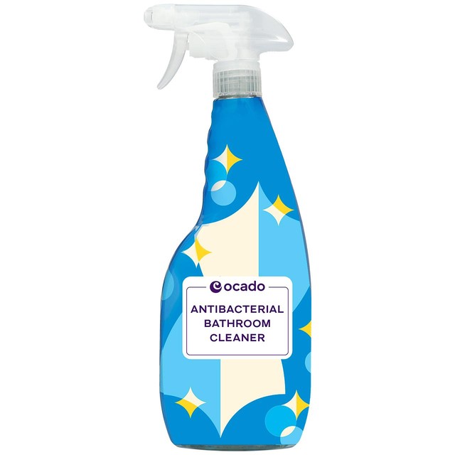 Ocado antibacterial bathroom cleaner spray 750ml, imported from the UK