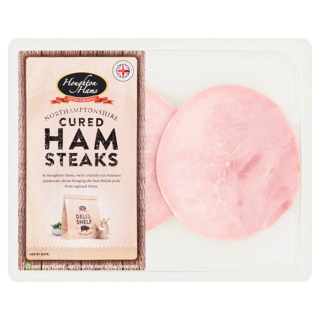 Houghton British Cured Ham Steaks 200g, UK version