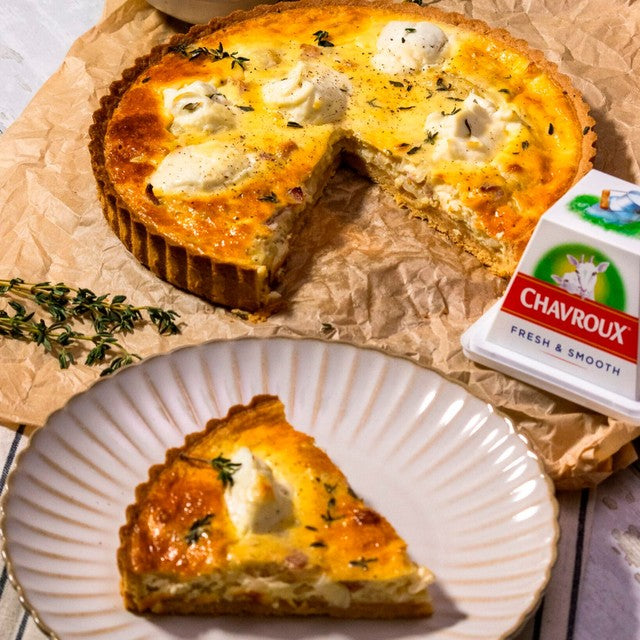 Fromage de chèvre Chavroux en pot pyramidal de 150 g - Produit britannique