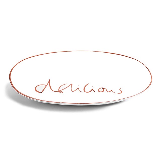 Daylesford oval red delicious platter 40cm x 28cm - British product