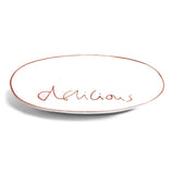 Daylesford oval red delicious platter 40cm x 28cm - British product