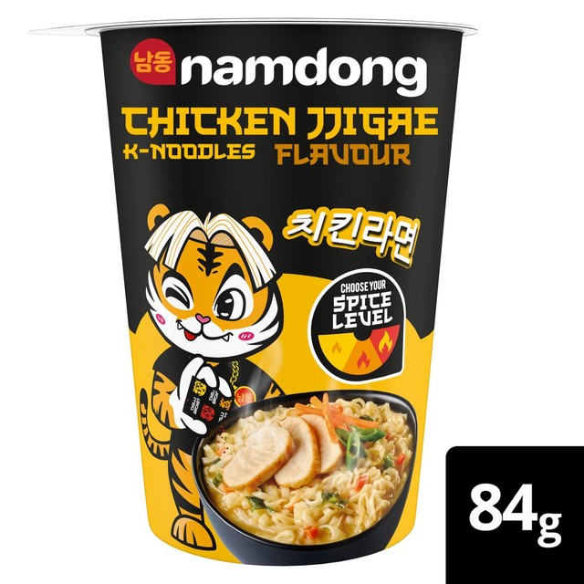 Namdong Chicken Jjigae noodle pot 84g, imported from the UK