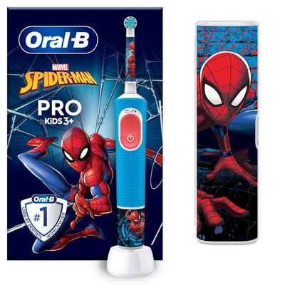M&S Oral-B Vitality Pro Kids 3+ Marvel Spiderman Electric Toothbrush Giftset- Buy online at McGrocer