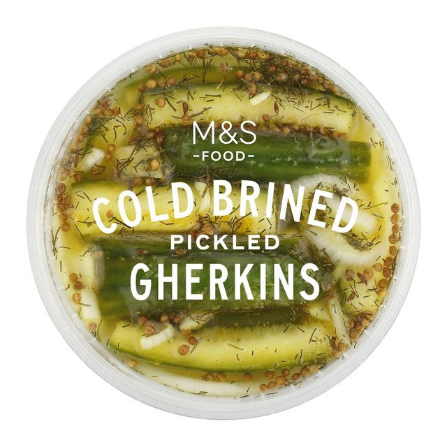 M&S Pickled Gherkins in a pot - British product