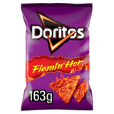 Doritos Extra Flamin' Hot tortilla chips 163g - British product
