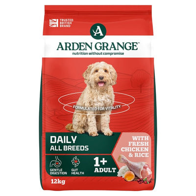M&S Arden Grange Adult With Fresh Chicken & Rice Dry Dog Food 12kg- Buy online at McGrocer