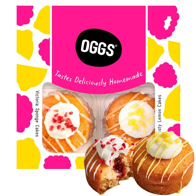 OGGS Victoria Sponge Lemon Cake selection box (British brand)