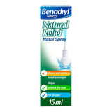 Benadryl natural allergy relief nasal spray 15ml - British product