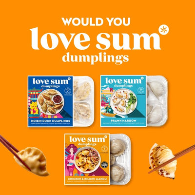 Love Sum Chicken & Kimchi Mandu Korean Dumplings 240 جرام