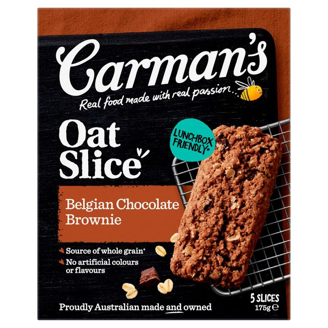 Sapphire Belgian chocolate brownie oat slices 5 pack - British product