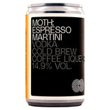 Moth Espresso Martini Cocktail 125ml, imported from the UK