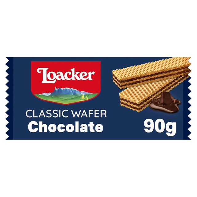 Loacker Classic Chocolate Wafer 90g Pack, UK version