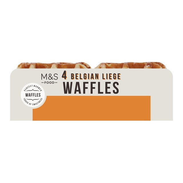 M&S Liege waffles with crunchy sugar topping, UK version