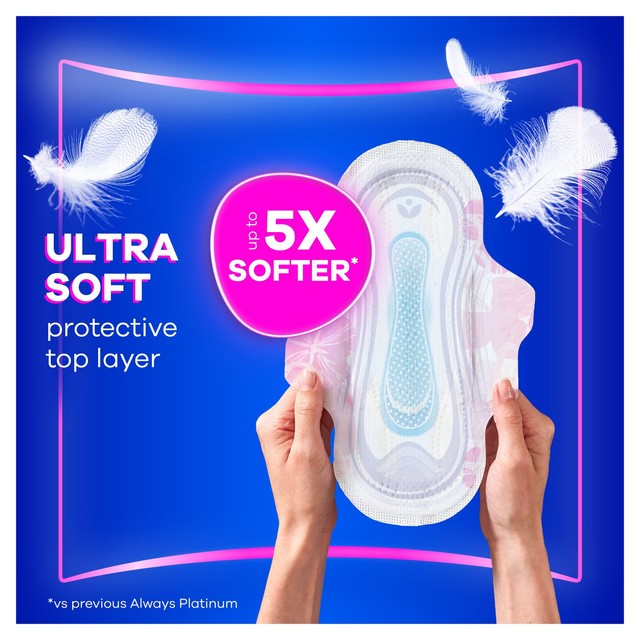 Always Platinum Normal Sanitary Towels with Wings Size 1 - British product