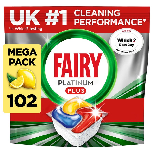 Fairy Lemon dishwasher tablets - British product